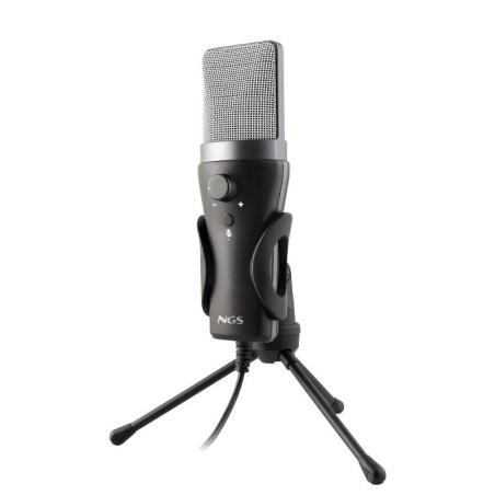 NGS Micrófono PC Usb con soporte tripode