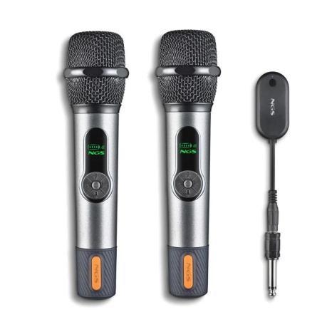 NGS Micrófonos inalámbricos Vocales Pack 2