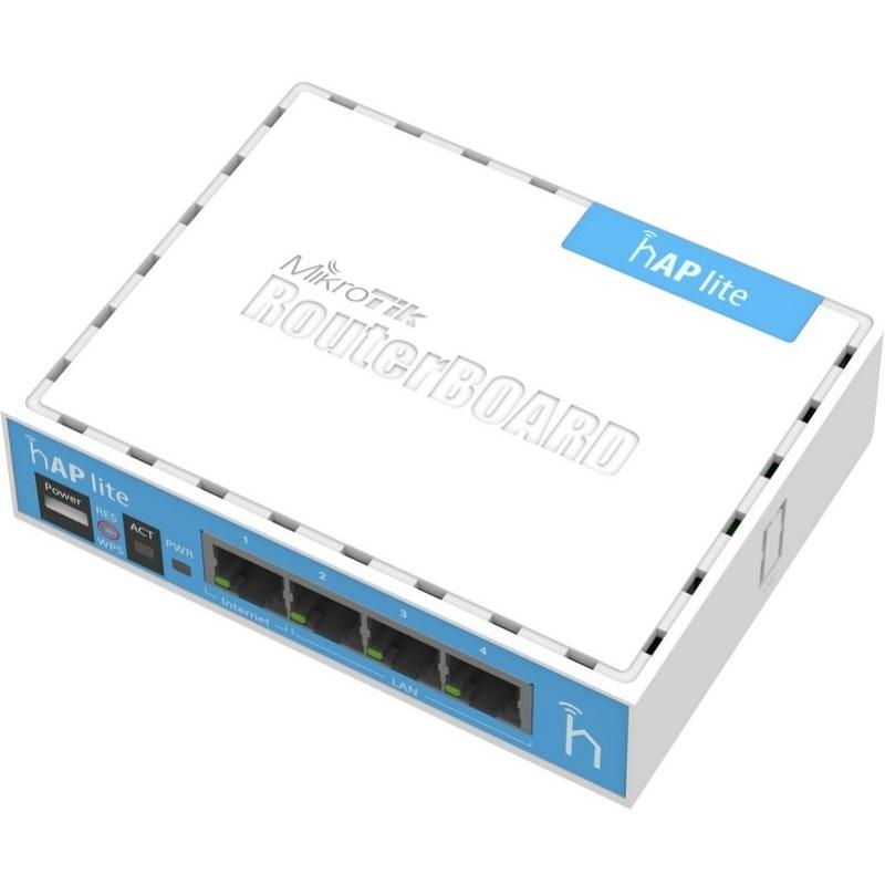 MikroTik RB941-2nD hAP Lite 4x10/100 2.4GHz L4 MikroTik RB941-2nD hAP Lite 4x10/100 2.4GHz L4