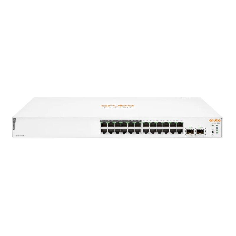 Aruba Instant On 1830 24xGbE 12 PoE 2xSFP 195W Swi Aruba Instant On 1830 24xGbE 12 PoE 2xSFP 195W Swi