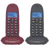 MOTOROLA C1002 LB+ Telefono DECT DUO Gris-Granate