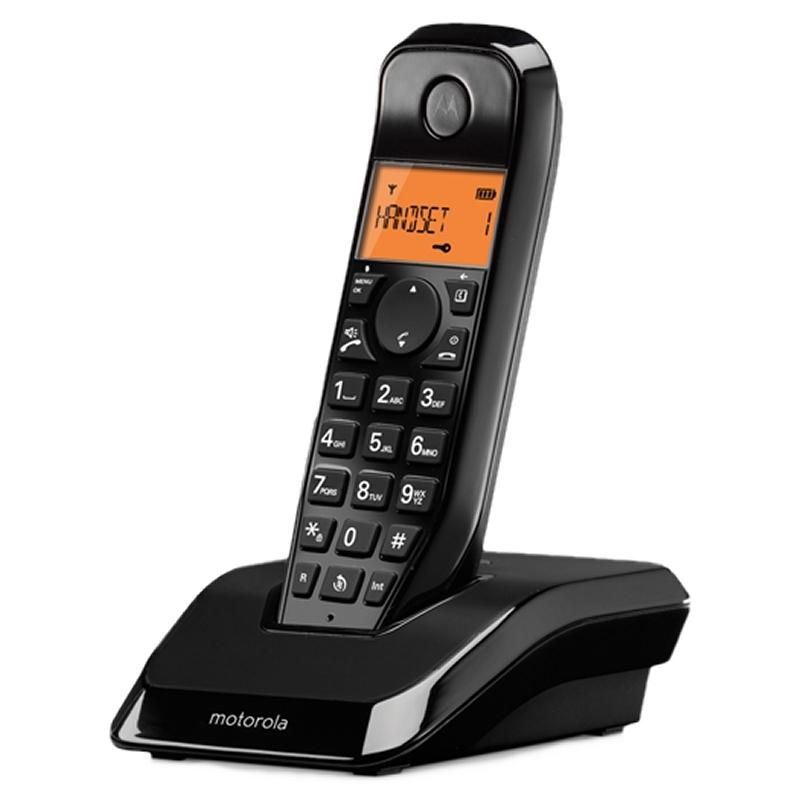 MOTOROLA S1201 Telefono DECT Negro MOTOROLA S1201 Telefono DECT Negro