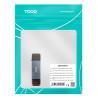 Tooq TQR-3001G Lector USB3.0 (USB-C+USB-A) SD/TF