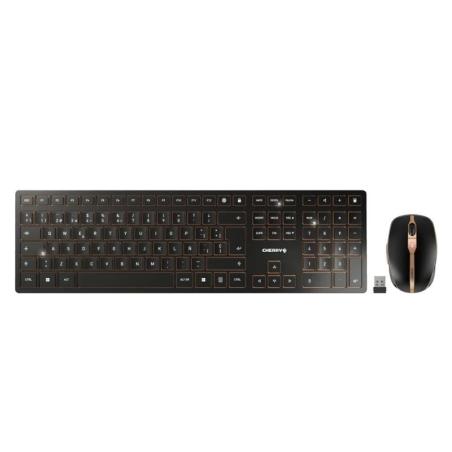 CHERRY Teclado+ratón combo Bluetooth-Inalámbrico