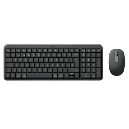 Logitech Teclado+raton MK250 bluet Negro