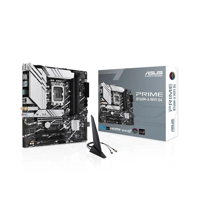 ASUS Placa Base PRIME B760M-A WIFI DDR4 mATX 1700 ASUS Placa Base PRIME B760M-A WIFI DDR4 mATX 1700
