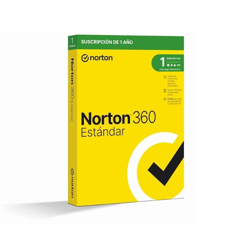 NORTON 360 Standard 10GB ES 1 us 1 dispositivo 1A NORTON 360 Standard 10GB ES 1 us 1 dispositivo 1A