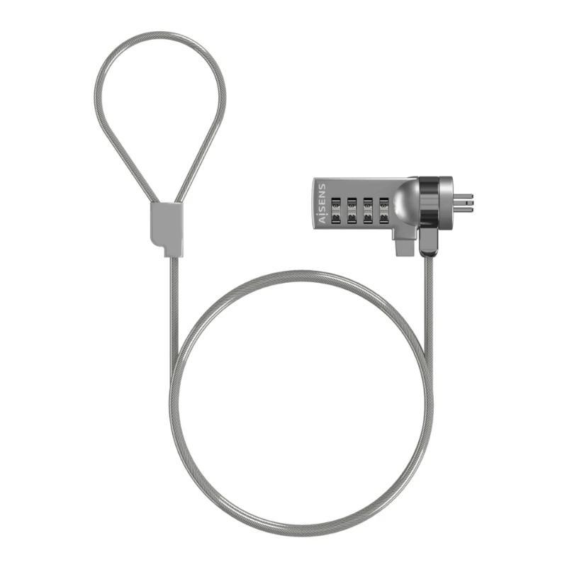 Aisens Cable Seguridad cerradura combinacion 1.5M Aisens Cable Seguridad cerradura combinacion 1.5M