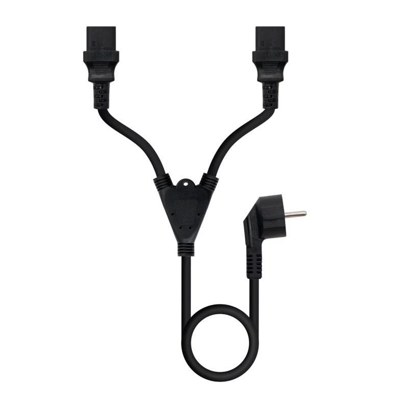 Nanocable Cable aliment. CEE7-M a 2xC13-H 3 m Nanocable Cable aliment. CEE7-M a 2xC13-H 3 m