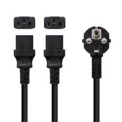 Nanocable Cable aliment. CEE7-M a 2xC13-H 3 m