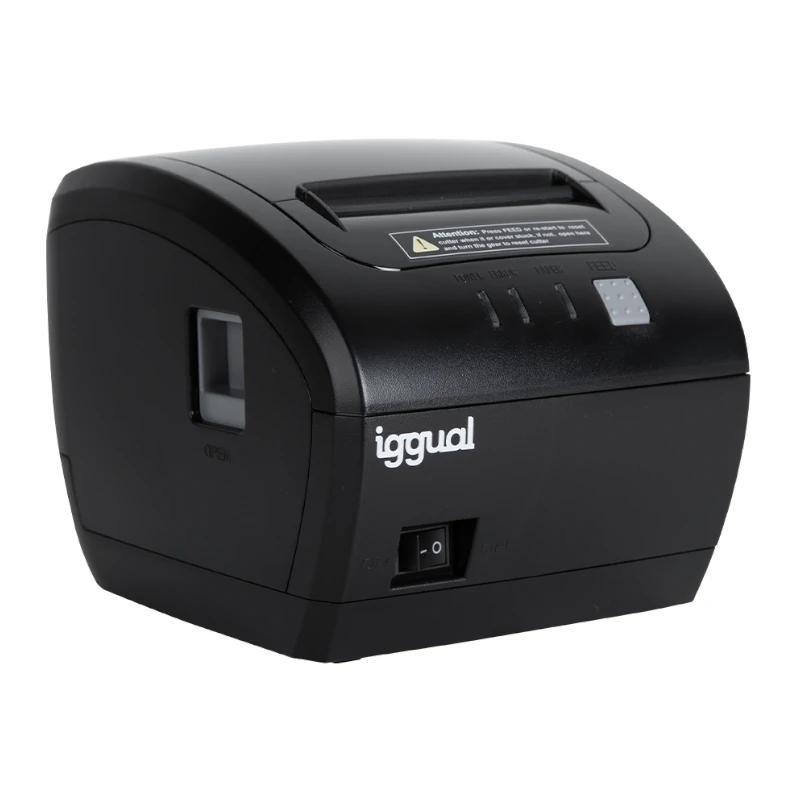 iggual Impresora térmica TP EASY 80 USB+RJ11 negra iggual Impresora térmica TP EASY 80 USB+RJ11 negra