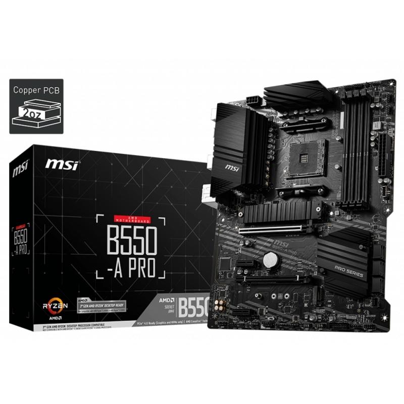 MSI Placa Base B550-A PRO ATX AM4 MSI Placa Base B550-A PRO ATX AM4