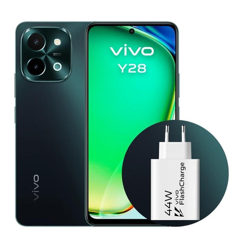 VIVO Y28 6.68" 8Gb(+8) 256Gb Verde + Cargador 44W VIVO Y28 6.68" 8Gb(+8) 256Gb Verde + Cargador 44W