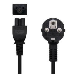 Nanocable Cable Alim. trébol, CEE7 -M-C5-H, 3 m