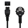 Nanocable Cable Alim. trébol, CEE7 -M-C5-H, 3 m