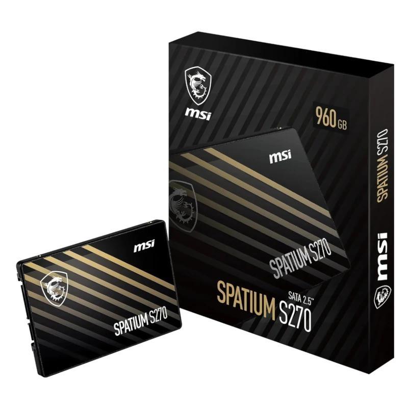 MSI SSD Spatium S270 960Gb 2.5" Sata 3 6Gbps MSI SSD Spatium S270 960Gb 2.5" Sata 3 6Gbps