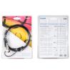 Tooq Cable seguridad T-Nano con llave 1.5m