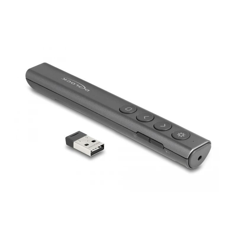 Delock Presentador Láser USB antracita Delock Presentador Láser USB antracita