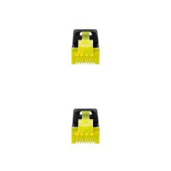 Nanocable Latiguillo LSZH Cat.6A SFTP 25cm Negro