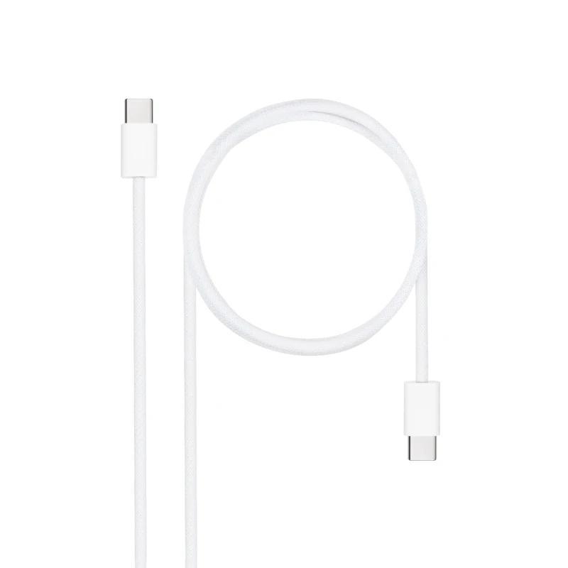Nanocable Cable USB-C 2.0 60W USB-C/M-M, 2m Nanocable Cable USB-C 2.0 60W USB-C/M-M, 2m