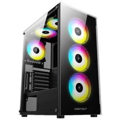 Keep Out Caja ATX XC-210 Glass Black USB3.0