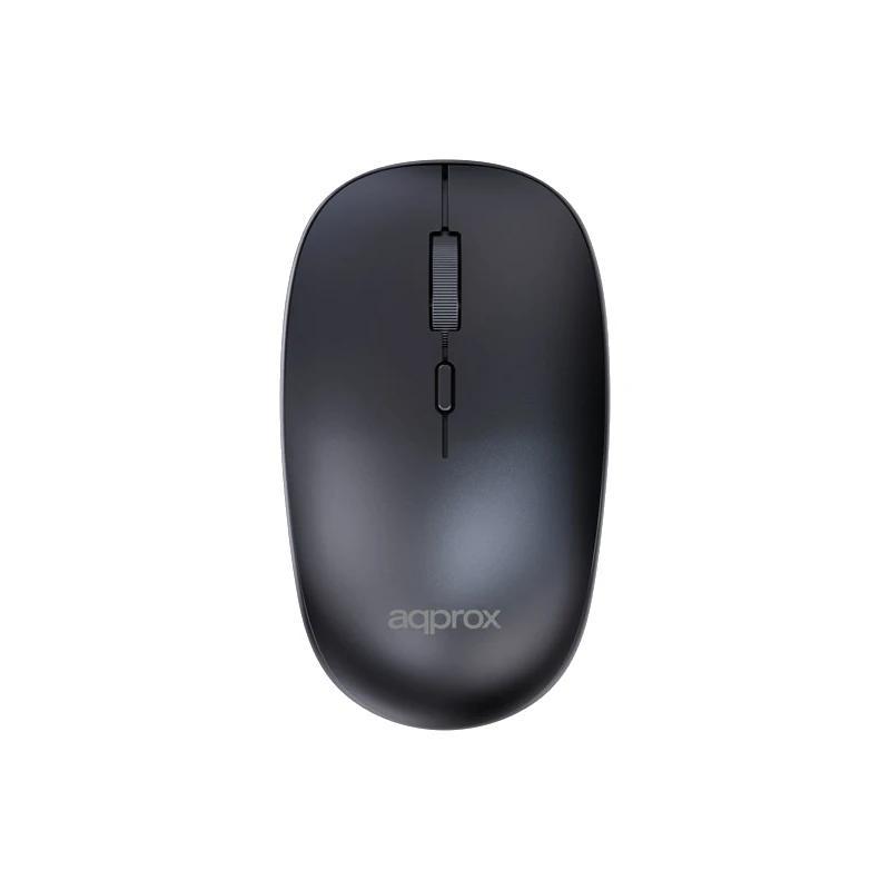 APPROX Ratón inalámbrico APPXM210 2.4GHZ Negro