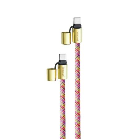 Intenso Lanyard  Cable USB-C  C 1,65 m Neon mix