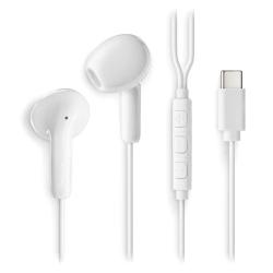 NGS Auricular Intraural Blanco Micro USB-C