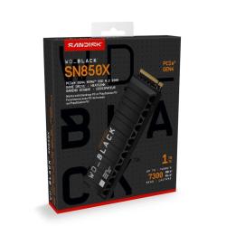 WD Black SN850X WDS100T2X0E SSD 1TB PCIe Gen4 NVMe