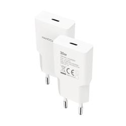 Nanocable Cargador USB-C/PD 30W   Blanco