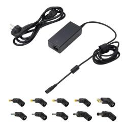 EWENT Cargador Auto. Univer Notebook 65W 10 Puntas