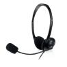EWENT EW3568 Auricular USB+micrófono cable  2,1m