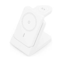Aisens Cargador Inalámbrico USBC 15W 4 en 1 Blanco