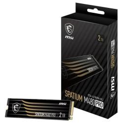MSI SSD M480 PRO 2tb PCIe 4.0 NVMe 7400 Mb-s