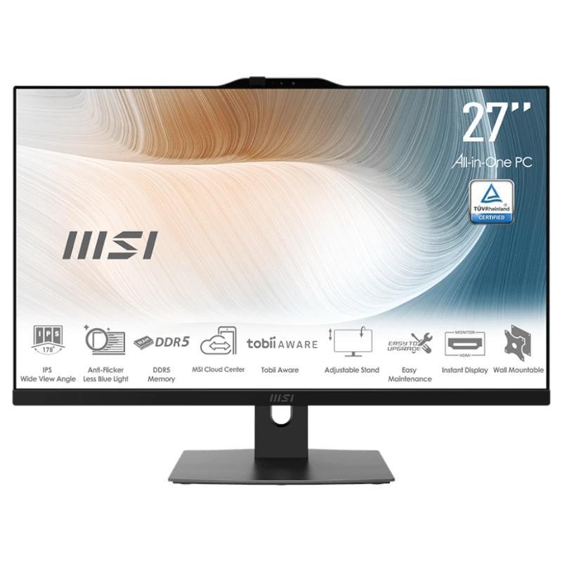 MSI AM272P-893ES i5-120U 16GB 512 W11P 27" Negro
