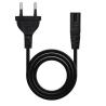 Nanocable Cable Alim. Forma 8 CEE7/16/M-C7/H, 2M