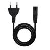 Nanocable Cable Alim. Forma 8 CEE7/16/M-C7/H, 3M
