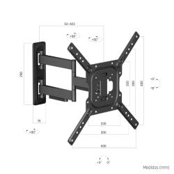 iggual SPTV09-L Soporte TV 23"-65" 35kg pared Full
