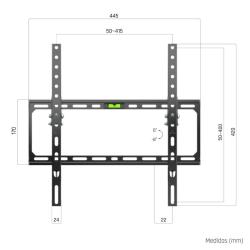 iggual SPTV15-L Soporte TV 21"-75" 45kg pared Tilt