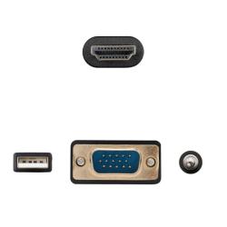 Nanocable Conversor VGA+Audio a HDMI M-M 1,8 m