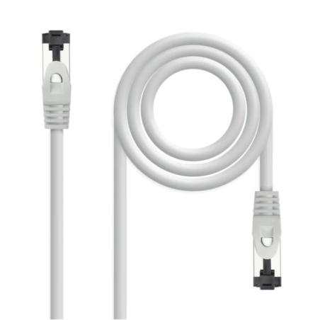 Nanocable Cable red Cat. 8.1 2GHZ SSTP Gris 1m