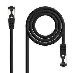 Nanocable Cable red Cat. 8.1 2GHZ SSTP Negro 1m