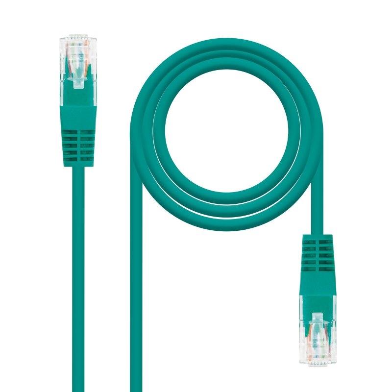 Nanocable Latiguillo RJ45 Cat. 6 UTP 3 M Verde Nanocable Latiguillo RJ45 Cat. 6 UTP 3 M Verde
