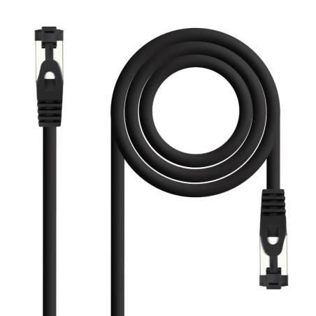 Nanocable Cable red Cat. 8.1 2GHZ SSTP Negro 2m