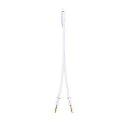 Nanocable Cable Audio Jack 3.5/H 2xJack 3.5/M 20cm