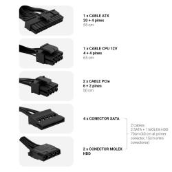 COOLBOX Fuente Alimentac. ATX POWERLINE III 550W