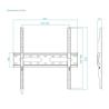 Tooq LP1027F-B Soporte Fijo 32"-70", Negro