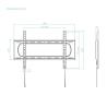 Tooq LP1084F-B Soporte Fijo 32"-80", Negro