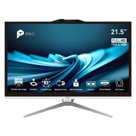 MSI Pro AP222T-606XEU i3-14100 8 512 DOS 21.5"Blan