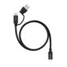 Nanocable Cable USB-C+USB-A/USB-C 3.2 GEN2 3 M